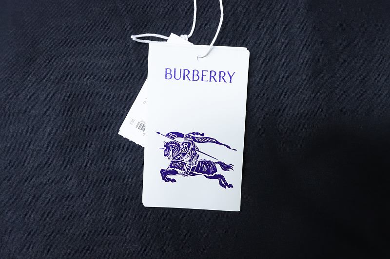 BURBERRY Classic Silicone Logo Letter Letter Crew Neck Short Sleeve T-Shirt Style 2