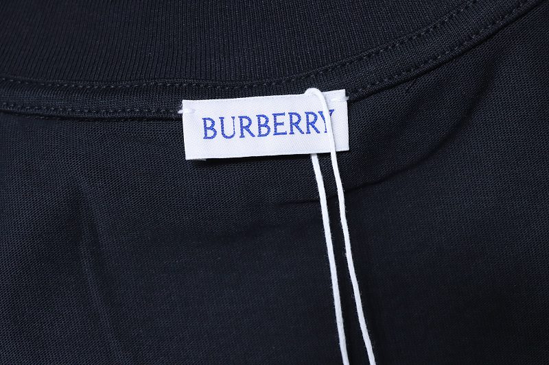 BURBERRY Classic Silicone Logo Letter Letter Crew Neck Short Sleeve T-Shirt Style 2