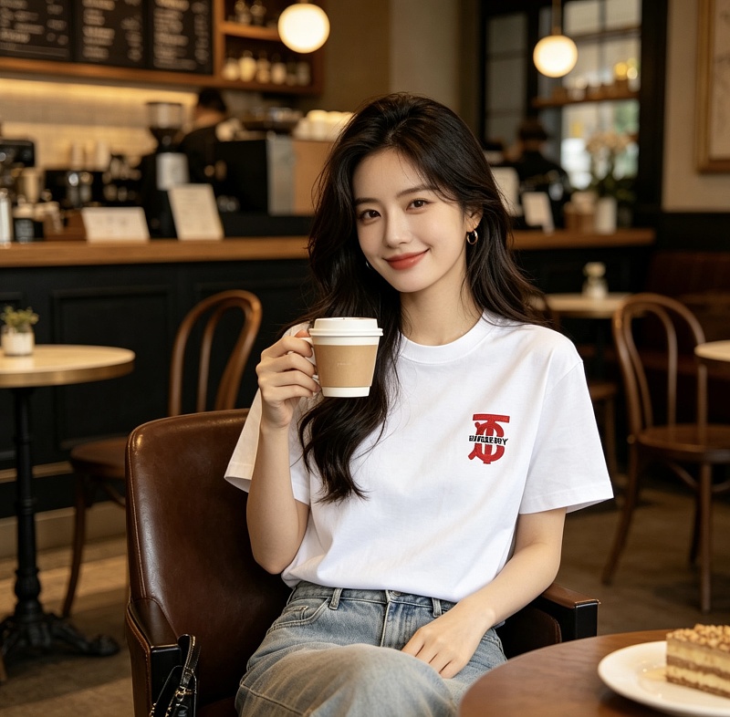 BURBERRY Classic TB Logo Short Sleeve T-Shirt Style 1