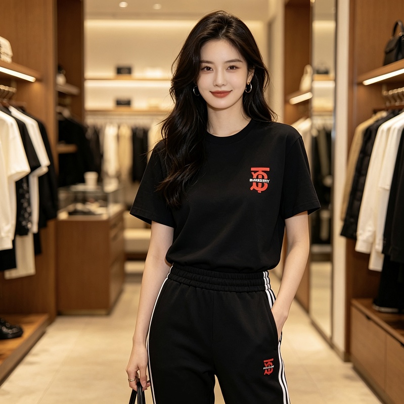 BURBERRY Classic TB Logo Short Sleeve T-Shirt Style 2