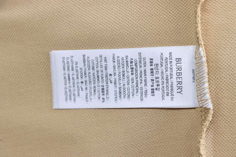 BURBERRY Collar Check Contrast Short Sleeve Polo Shirt Style 1