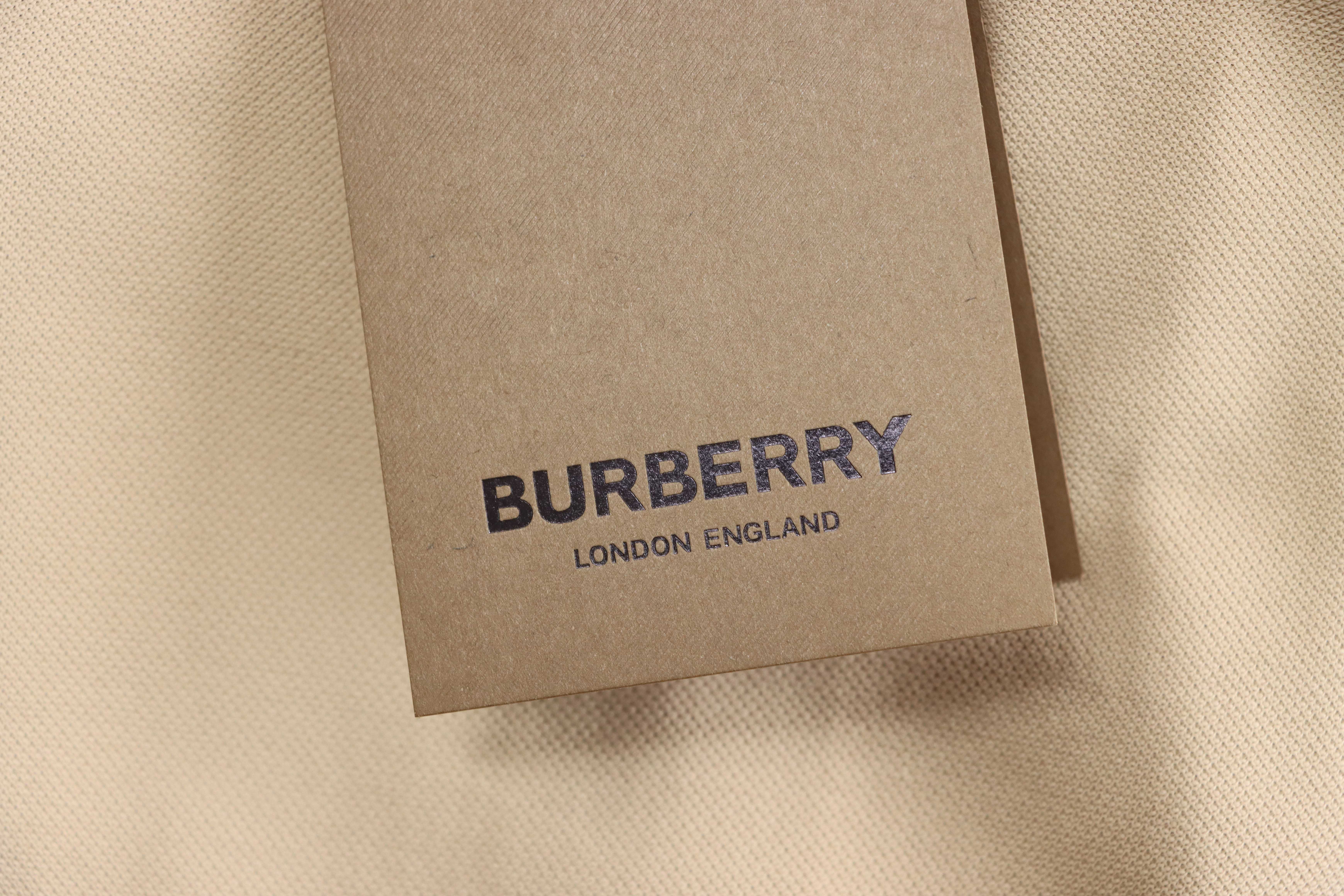 BURBERRY Collar Check Contrast Short Sleeve Polo Shirt Style 1