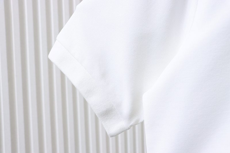 BURBERRY Collar Check Contrast Short Sleeve Polo Shirt Style 2