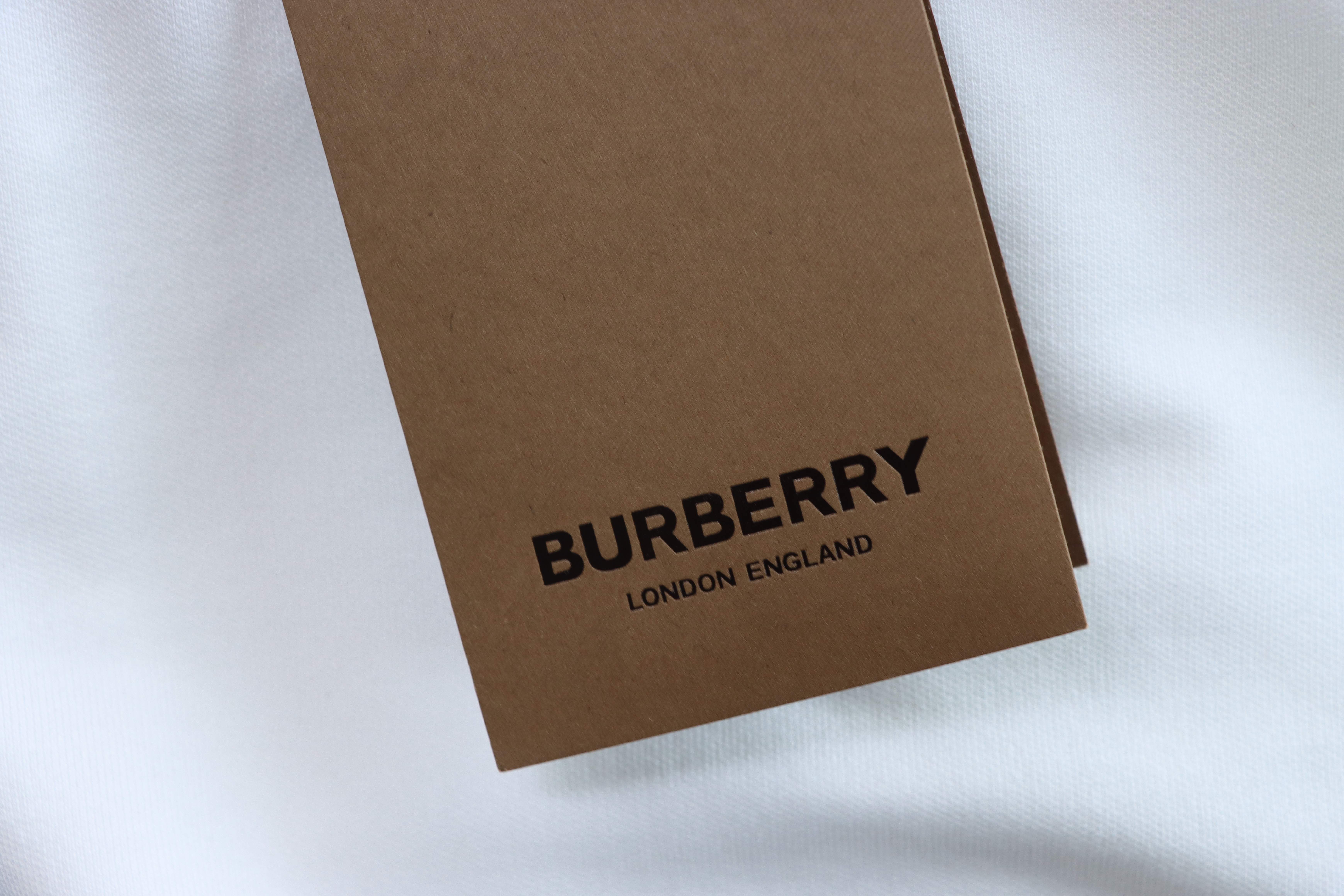 BURBERRY Collar Check Contrast Short Sleeve Polo Shirt Style 2