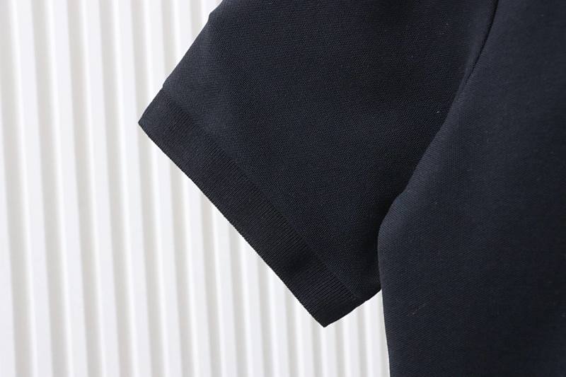 BURBERRY Collar Check Contrast Short Sleeve Polo Shirt Style 3