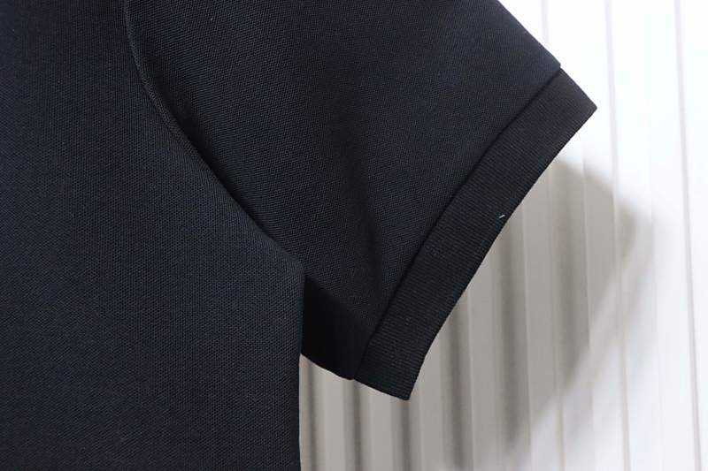 BURBERRY Collar Check Contrast Short Sleeve Polo Shirt Style 3