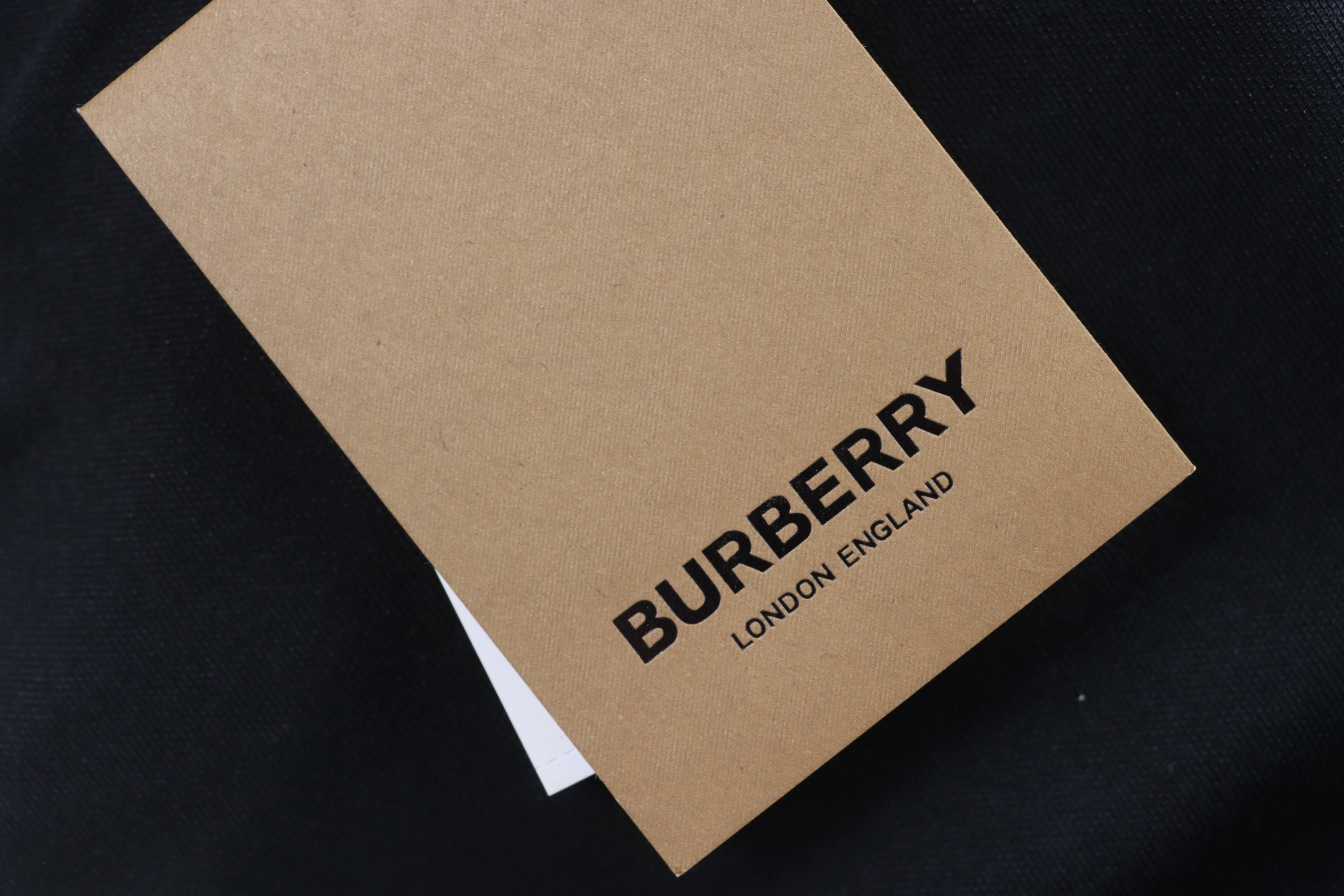 BURBERRY Collar Check Contrast Short Sleeve Polo Shirt Style 3