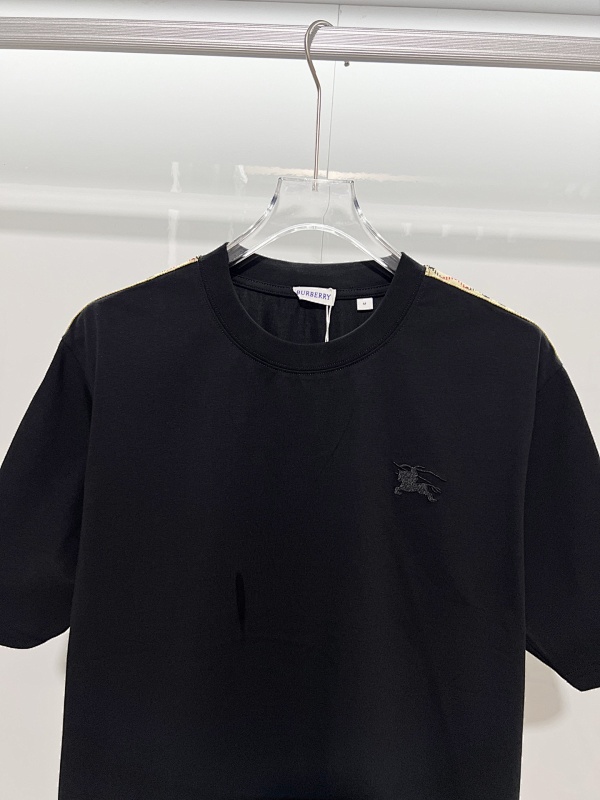 BURBERRY Colorful Knight Equestrian Embroidery Colorful Knight Equestrian Short Sleeve Polo Shirt Style 1