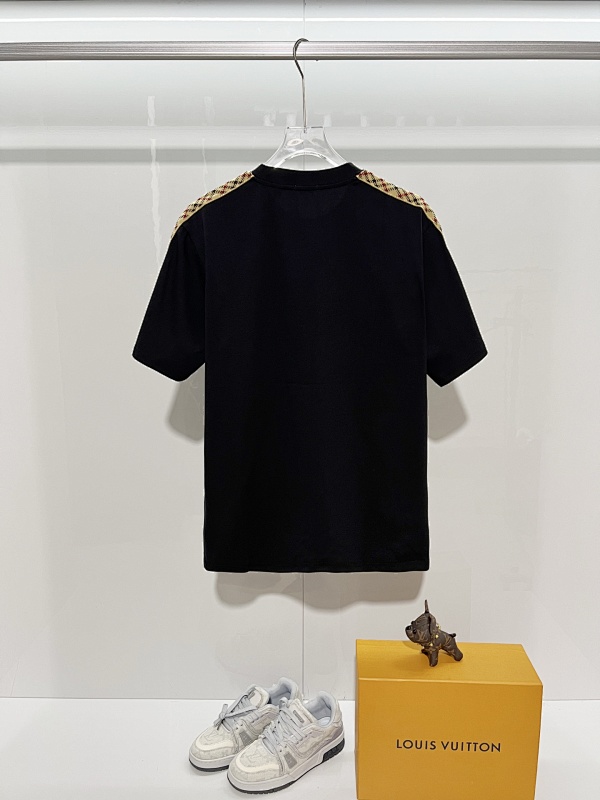 BURBERRY Colorful Knight Equestrian Embroidery Colorful Knight Equestrian Short Sleeve Polo Shirt Style 1