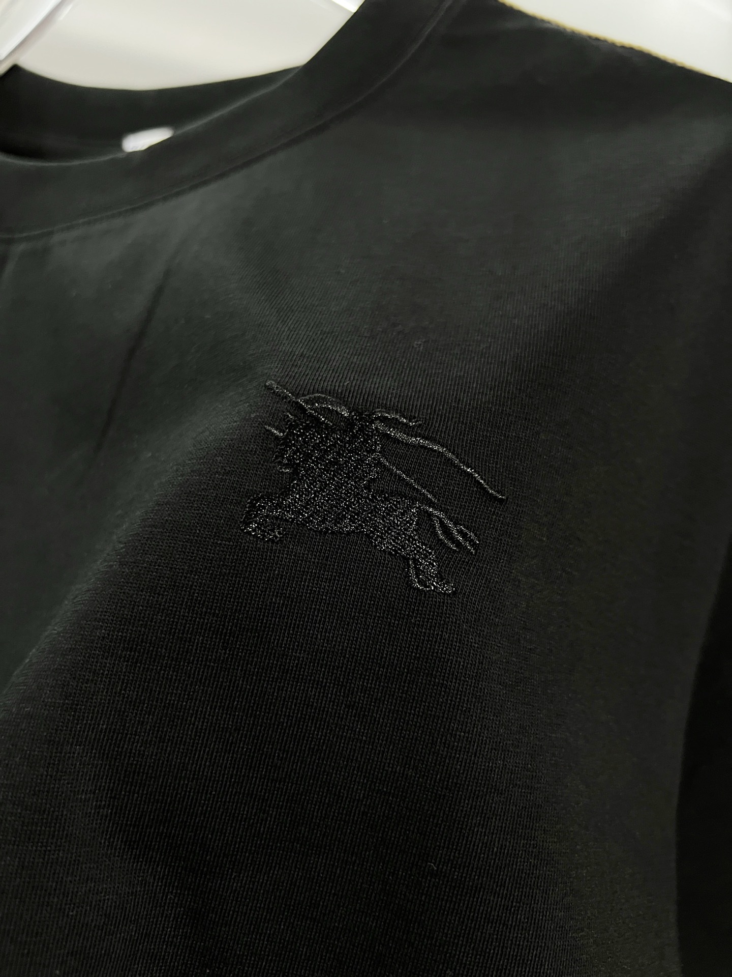 BURBERRY Colorful Knight Equestrian Embroidery Colorful Knight Equestrian Short Sleeve Polo Shirt Style 1