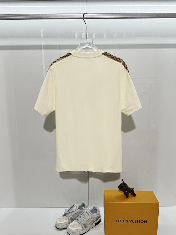 BURBERRY Colorful Knight Equestrian Embroidery Colorful Knight Equestrian Short Sleeve Polo Shirt Style 2