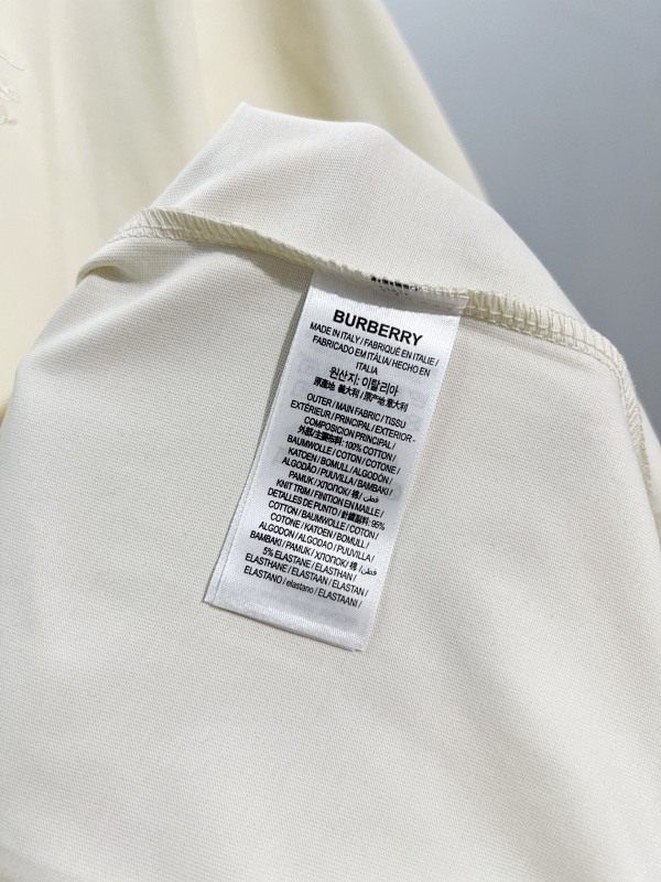 BURBERRY Colorful Knight Equestrian Embroidery Colorful Knight Equestrian Short Sleeve Polo Shirt Style 2