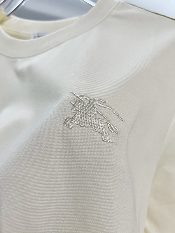 BURBERRY Colorful Knight Equestrian Embroidery Colorful Knight Equestrian Short Sleeve Polo Shirt Style 2