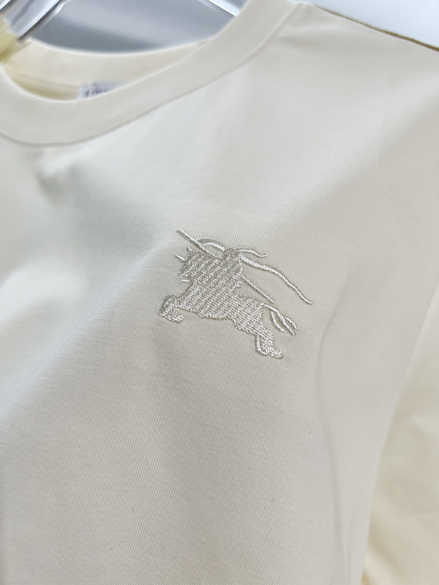 BURBERRY Colorful Knight Equestrian Embroidery Colorful Knight Equestrian Short Sleeve Polo Shirt Style 2