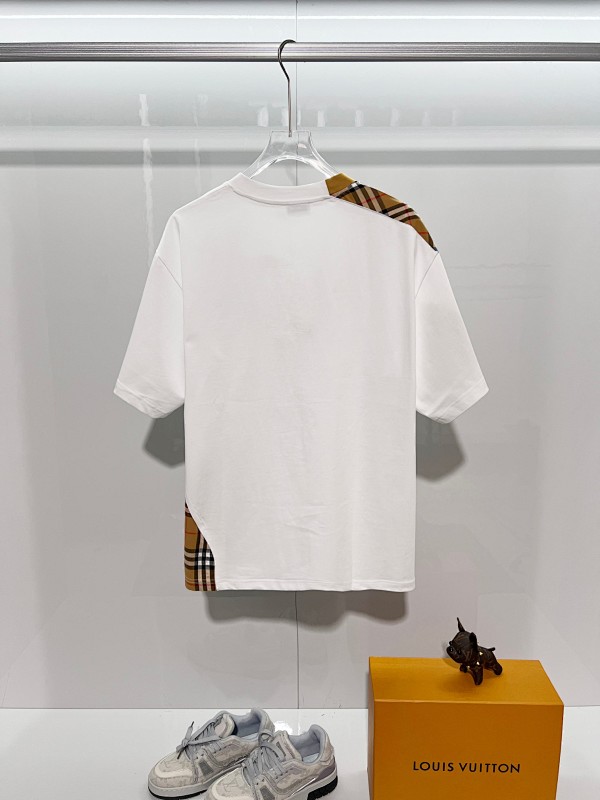 BURBERRY Colorful Knight Equestrian Embroidery Colorful Knight Equestrian Short Sleeve Polo Shirt Style 3