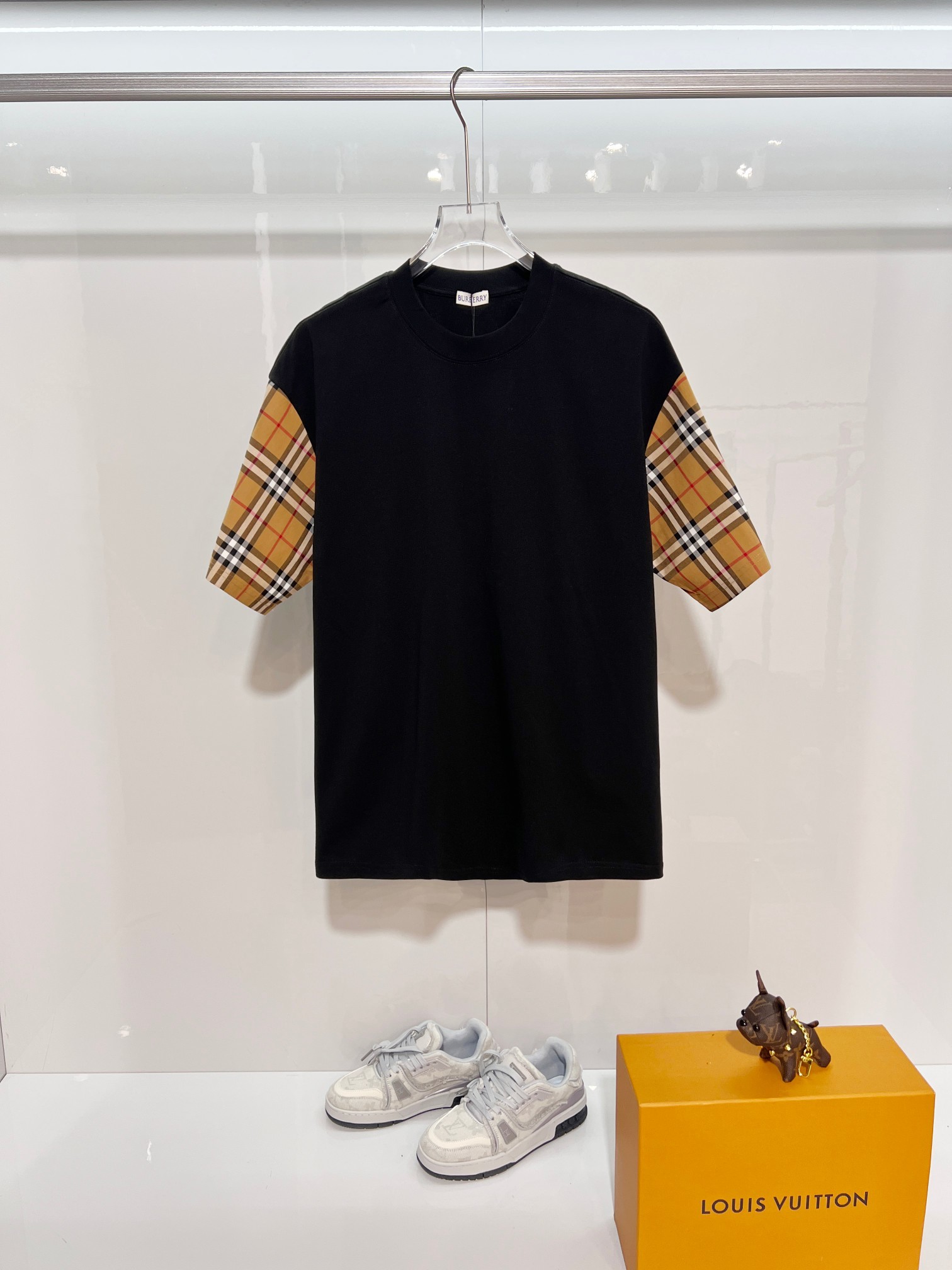 BURBERRY Colorful Knight Equestrian Embroidery Colorful Knight Equestrian Short Sleeve Polo Shirt Style 4