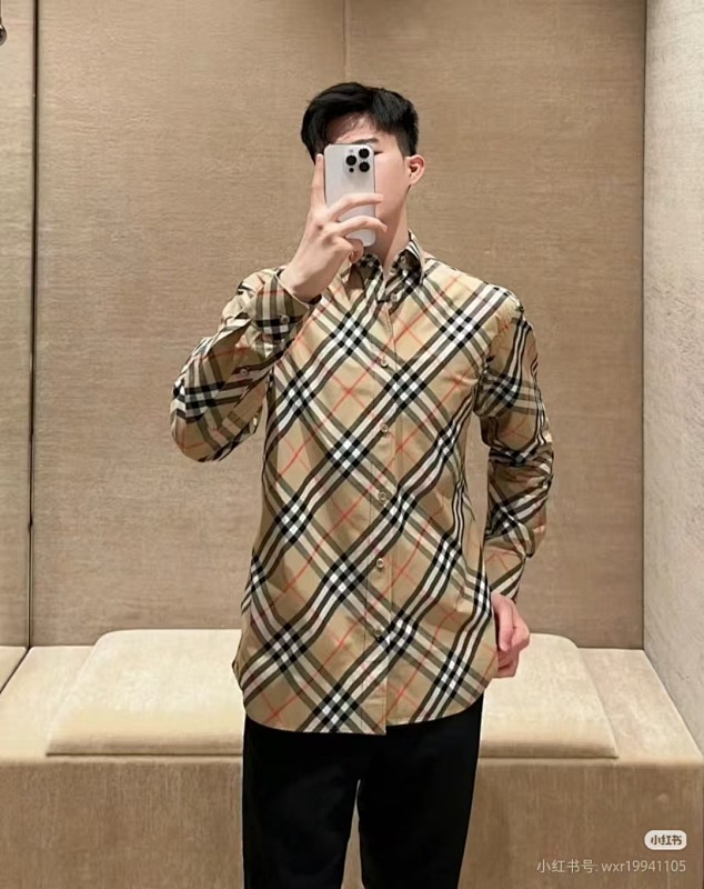 BURBERRY Cotton Shirt Style 1