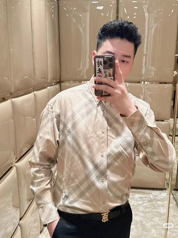 BURBERRY Cotton Shirt Style 4
