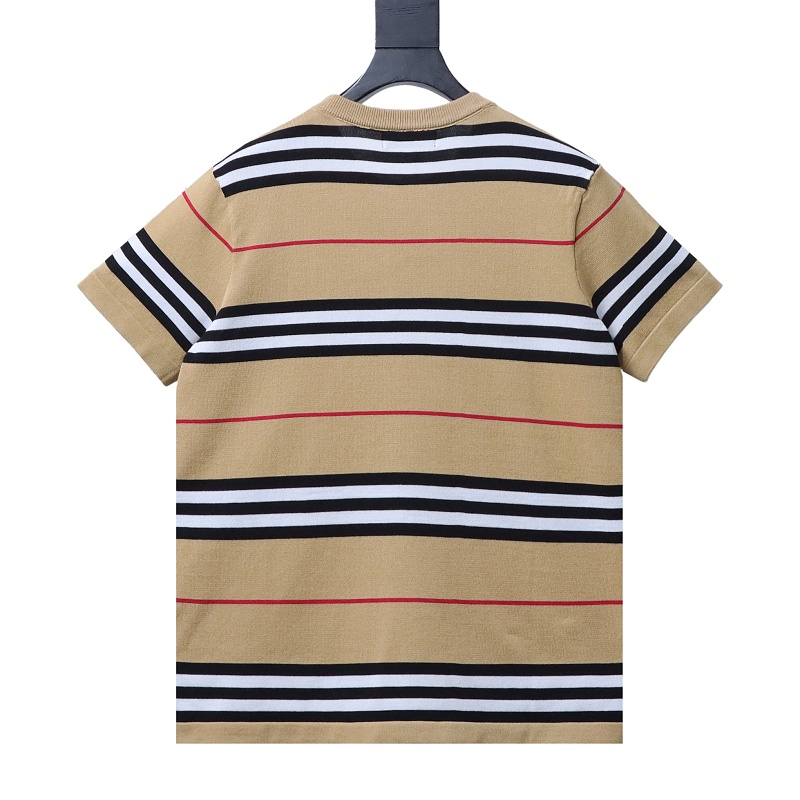 BURBERRY Embroidery Knit Short Sleeve T-Shirt