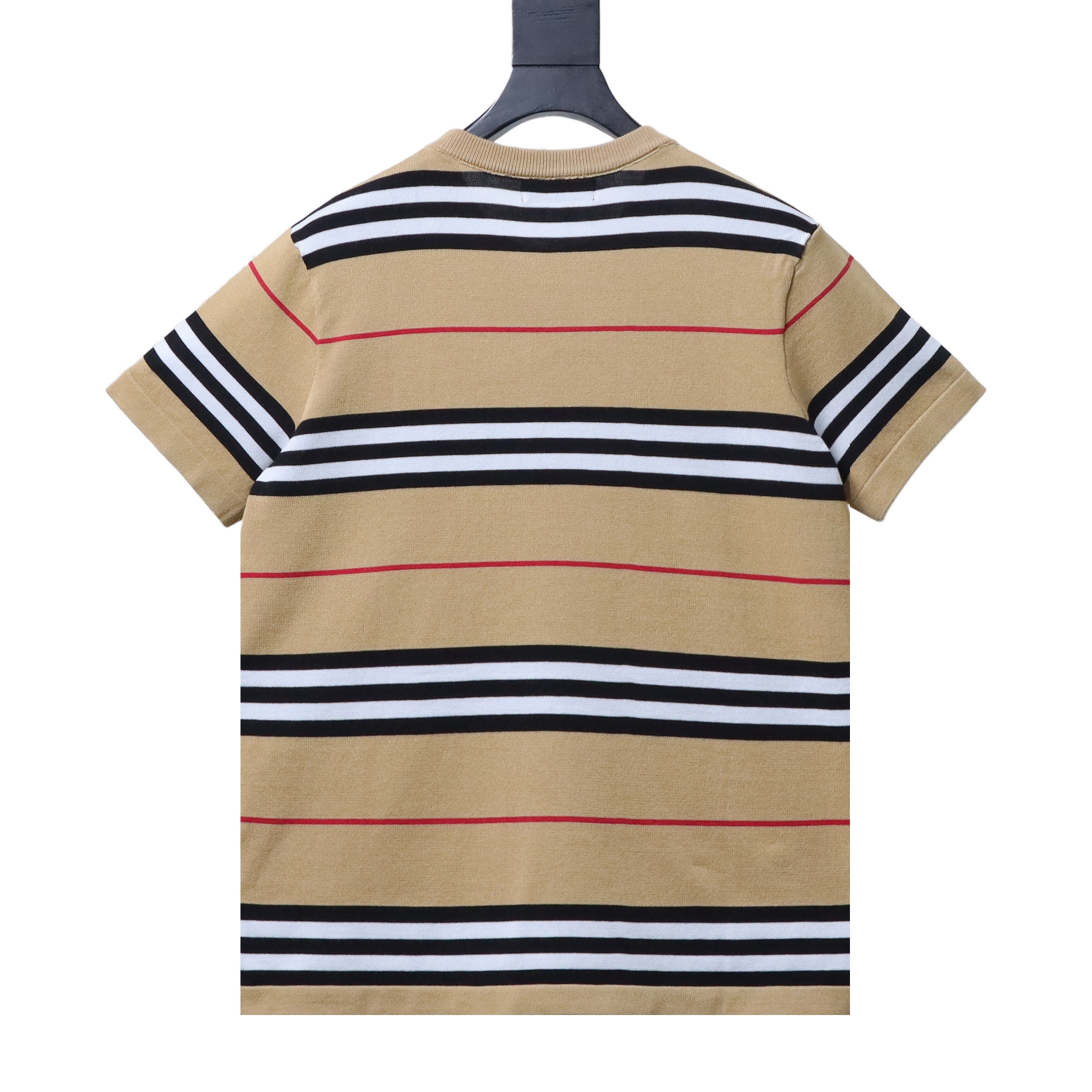 BURBERRY Embroidery Knit Short Sleeve T-Shirt