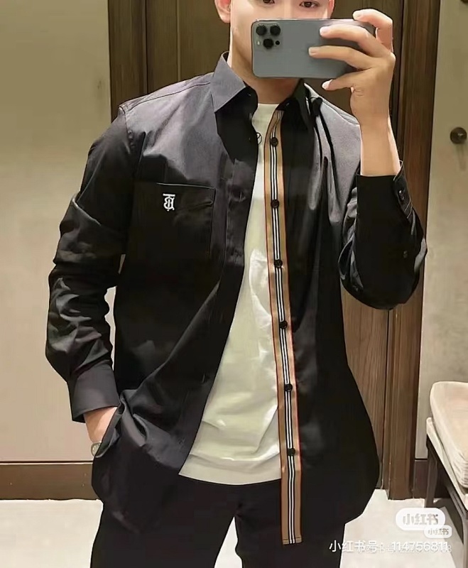 BURBERRY Embroidery Shirt Style 1