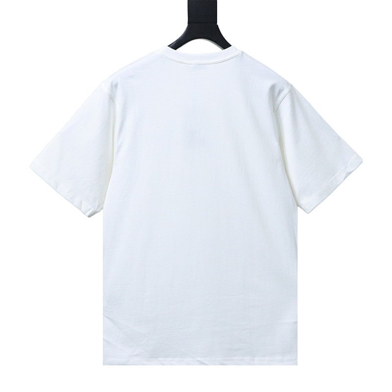 BURBERRY Embroidery Short Sleeve T-Shirt