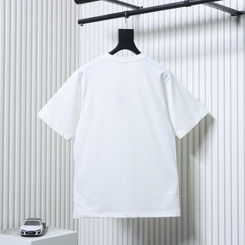 BURBERRY Embroidery Short Sleeve T-Shirt