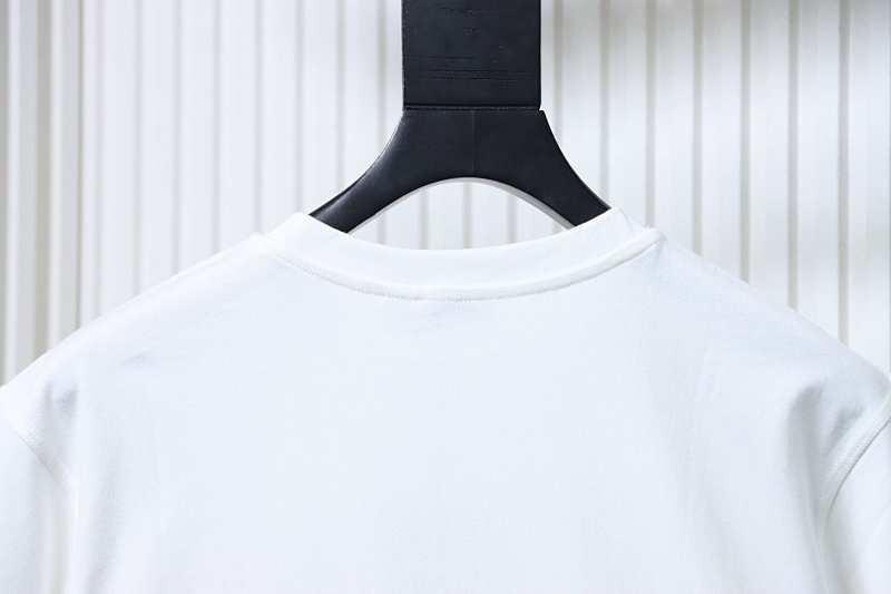 BURBERRY Embroidery Short Sleeve T-Shirt