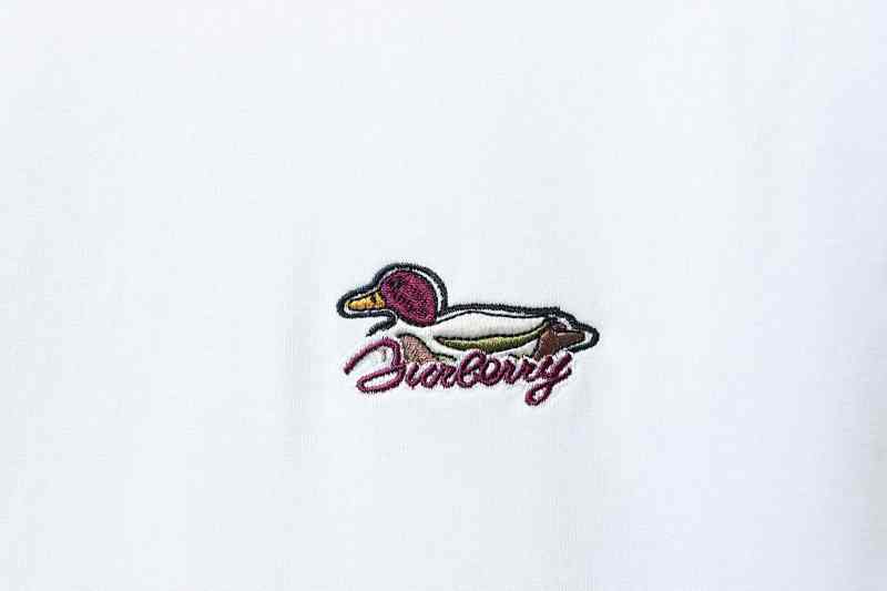 BURBERRY Embroidery Short Sleeve T-Shirt