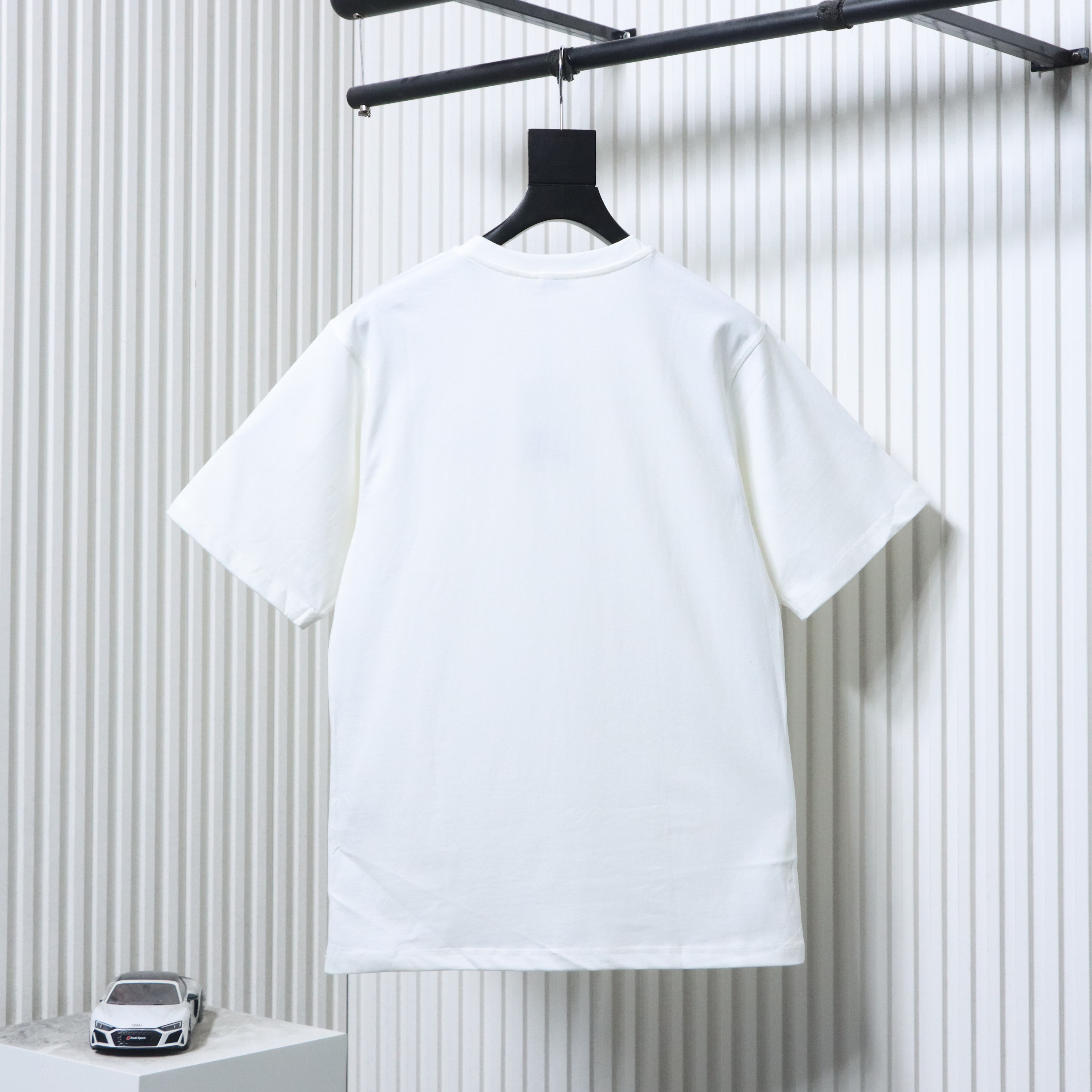 BURBERRY Embroidery Short Sleeve T-Shirt