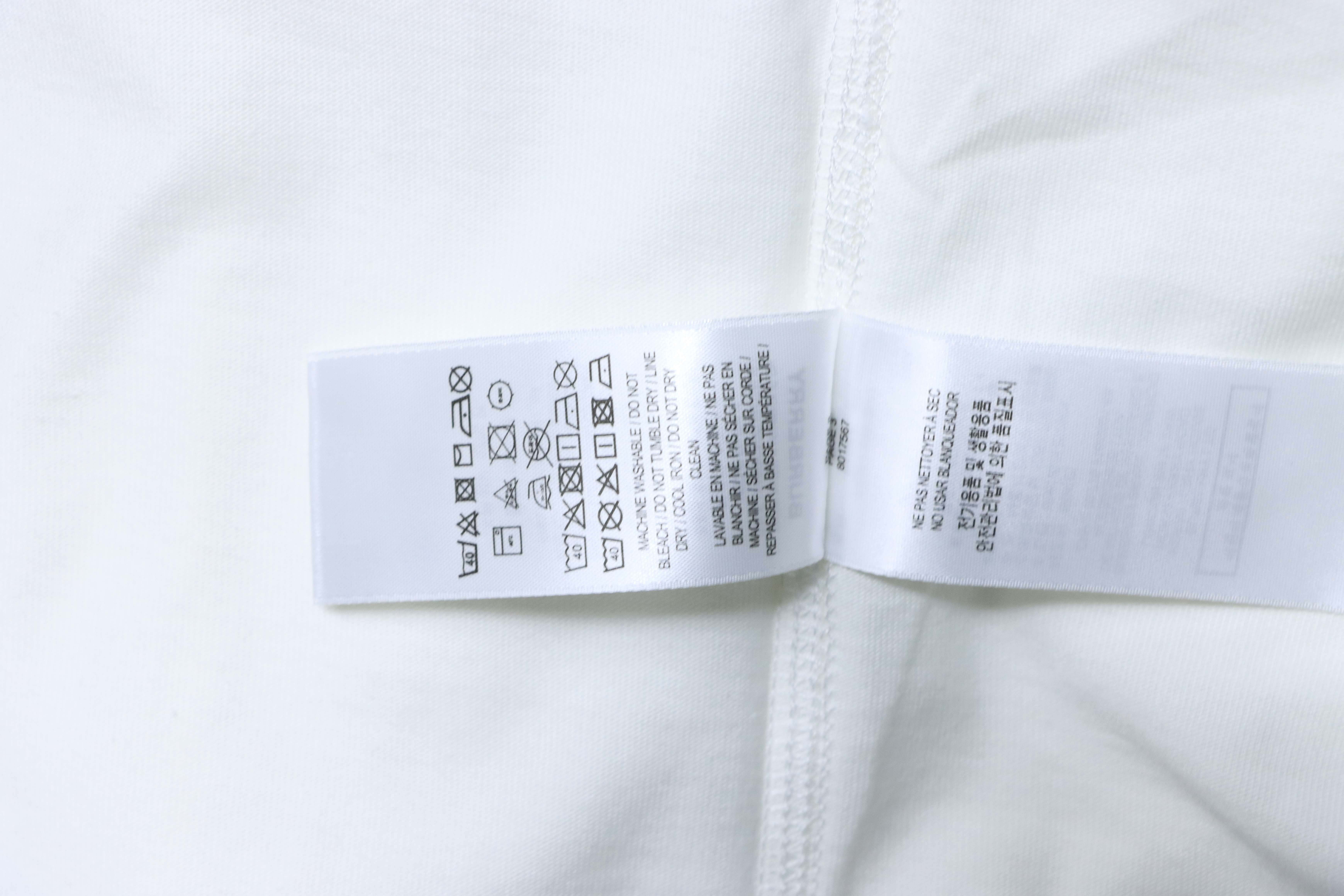 BURBERRY Embroidery Short Sleeve T-Shirt