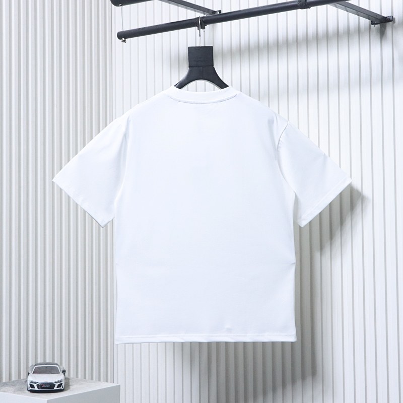 BURBERRY Equestrian Blue Short Sleeve T-Shirt Style 1
