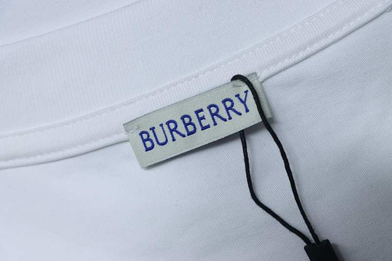 BURBERRY Equestrian Blue Short Sleeve T-Shirt Style 1