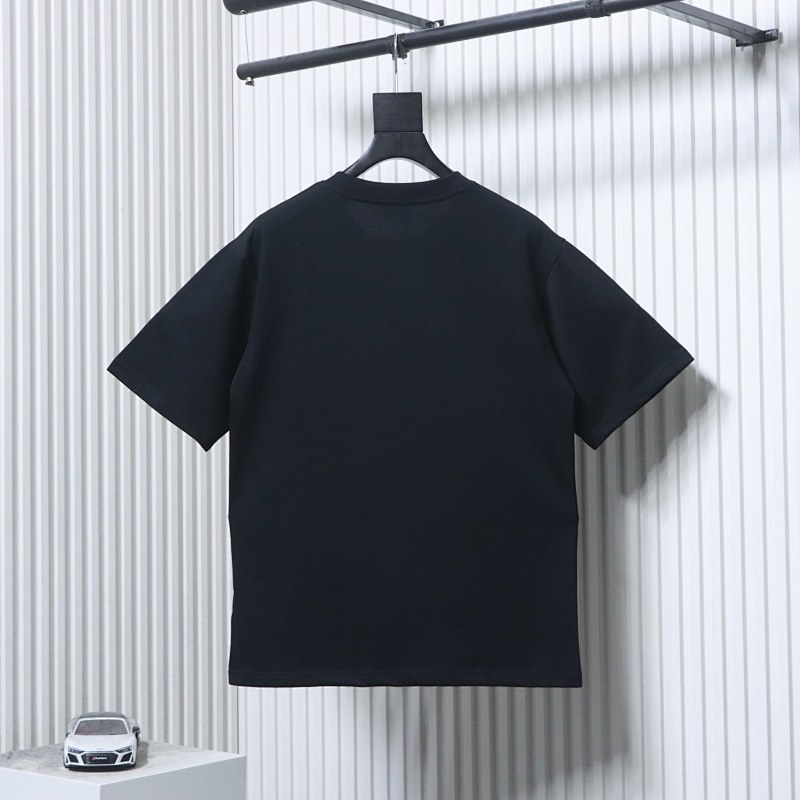 BURBERRY Equestrian Blue Short Sleeve T-Shirt Style 2