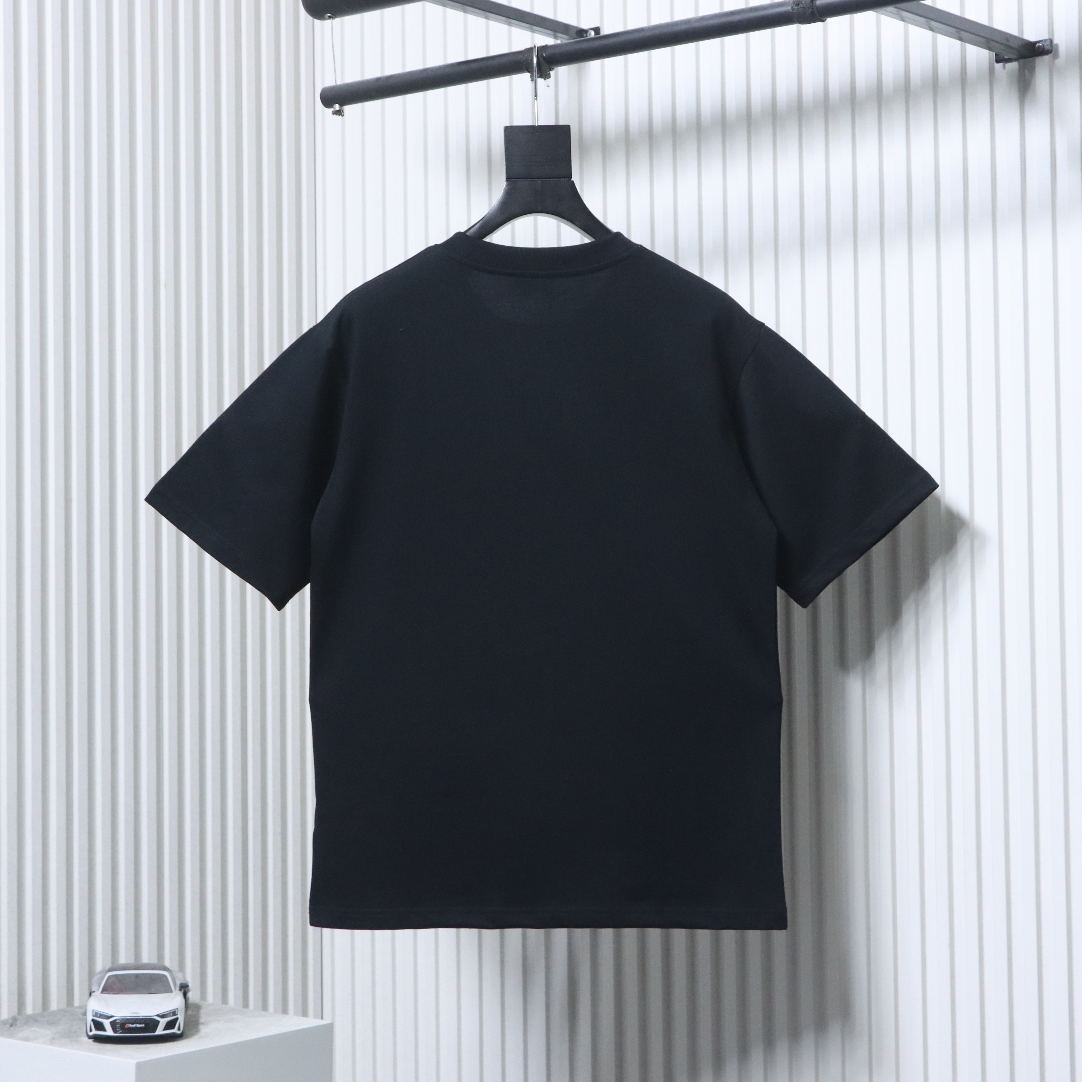 BURBERRY Equestrian Blue Short Sleeve T-Shirt Style 2