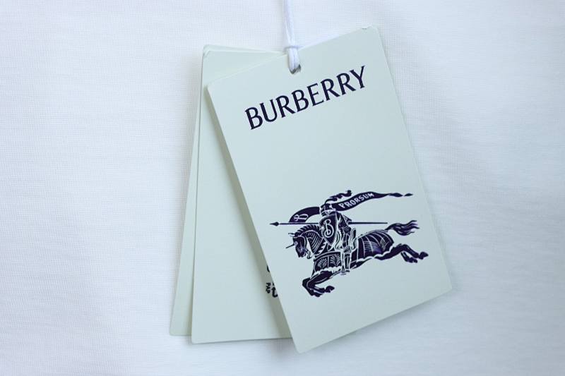 BURBERRY Equestrian Embroidery Check Short Sleeve T-Shirt Style 1