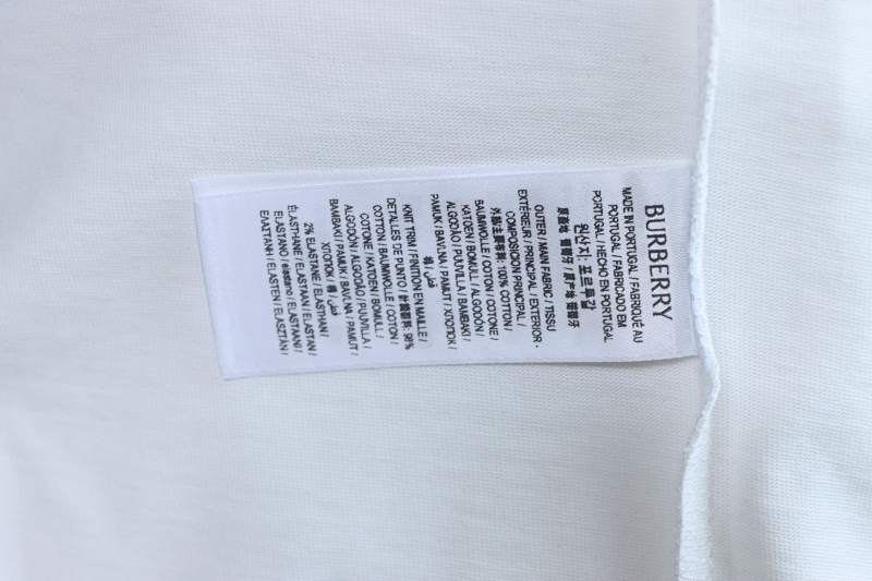 BURBERRY Equestrian Embroidery Check Short Sleeve T-Shirt Style 1