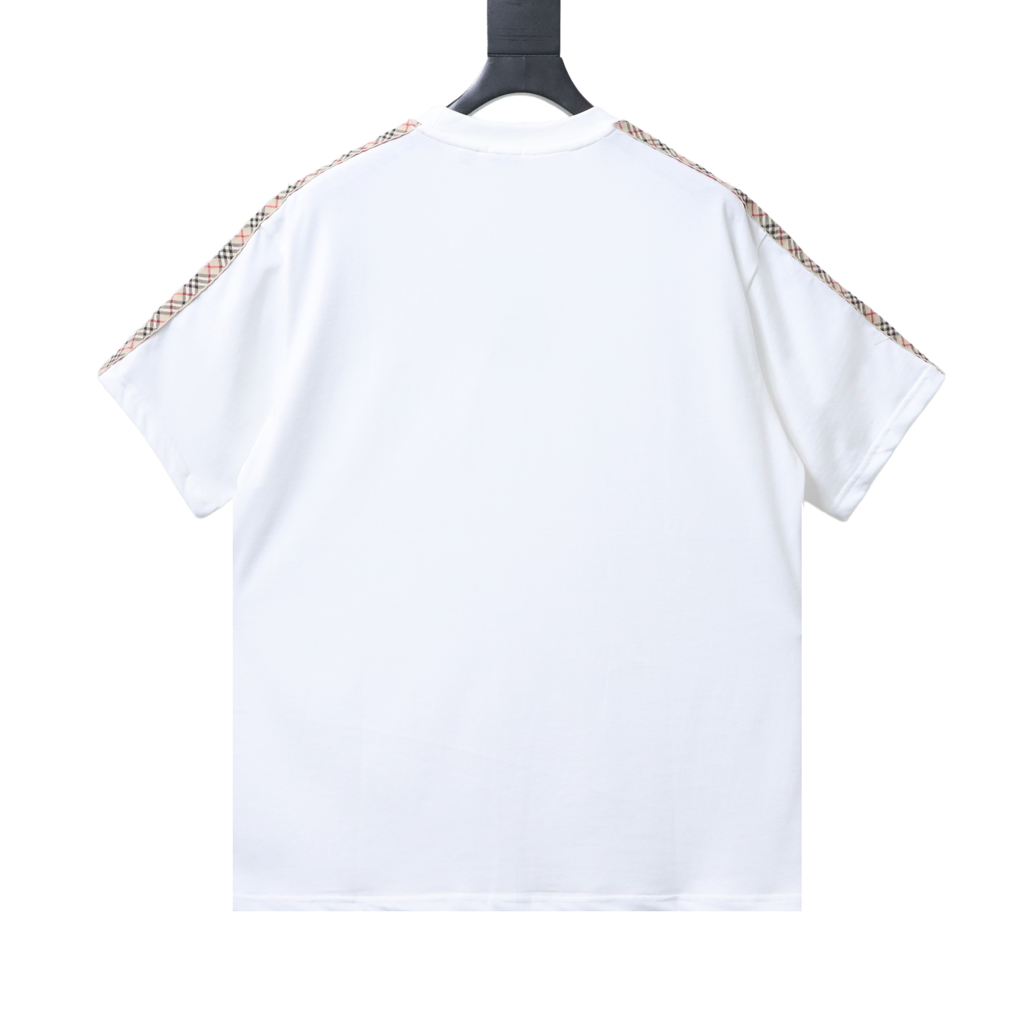BURBERRY Equestrian Embroidery Check Short Sleeve T-Shirt Style 1