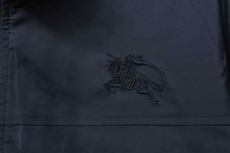BURBERRY Equestrian Embroidery Collar Jacket Style 1