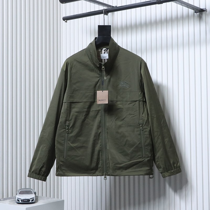 BURBERRY Equestrian Embroidery Collar Jacket Style 2