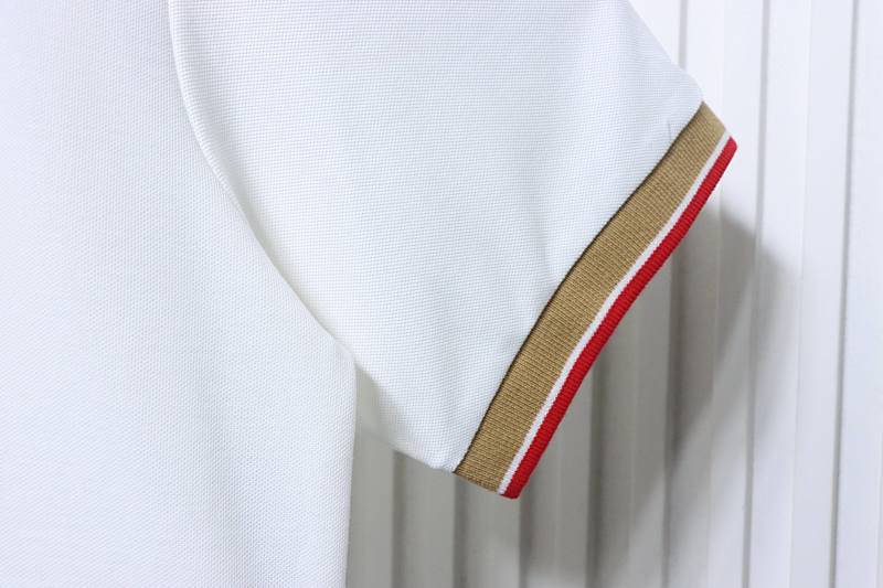 BURBERRY Equestrian Embroidery Logo Short Sleeve Polo Shirt Style 1