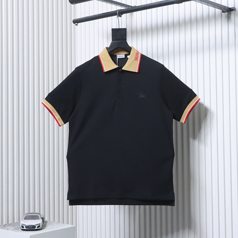 BURBERRY Equestrian Embroidery Logo Short Sleeve Polo Shirt Style 2