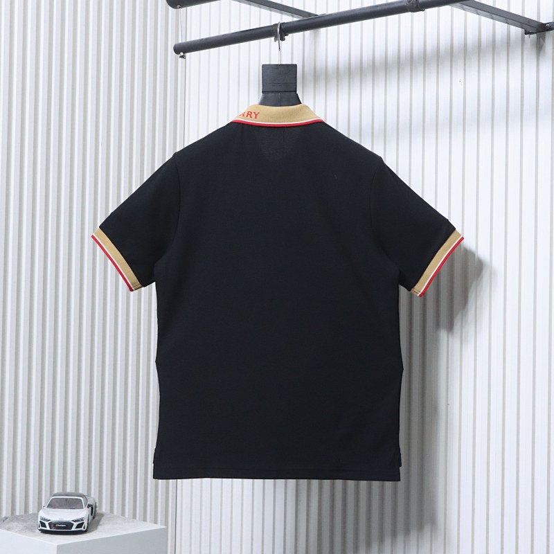 BURBERRY Equestrian Embroidery Logo Short Sleeve Polo Shirt Style 2
