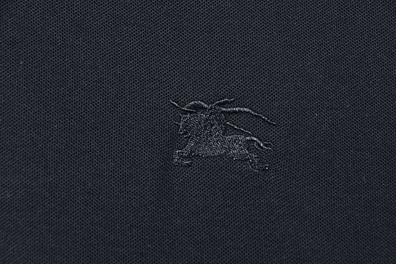 BURBERRY Equestrian Embroidery Logo Short Sleeve Polo Shirt Style 2