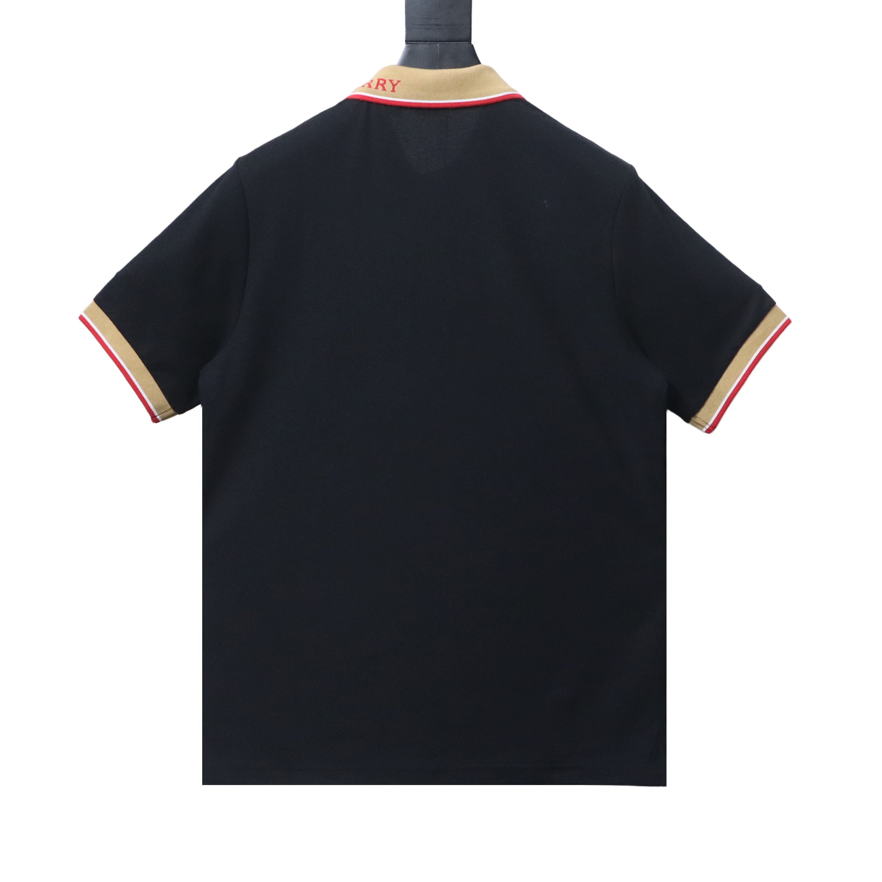 BURBERRY Equestrian Embroidery Logo Short Sleeve Polo Shirt Style 2