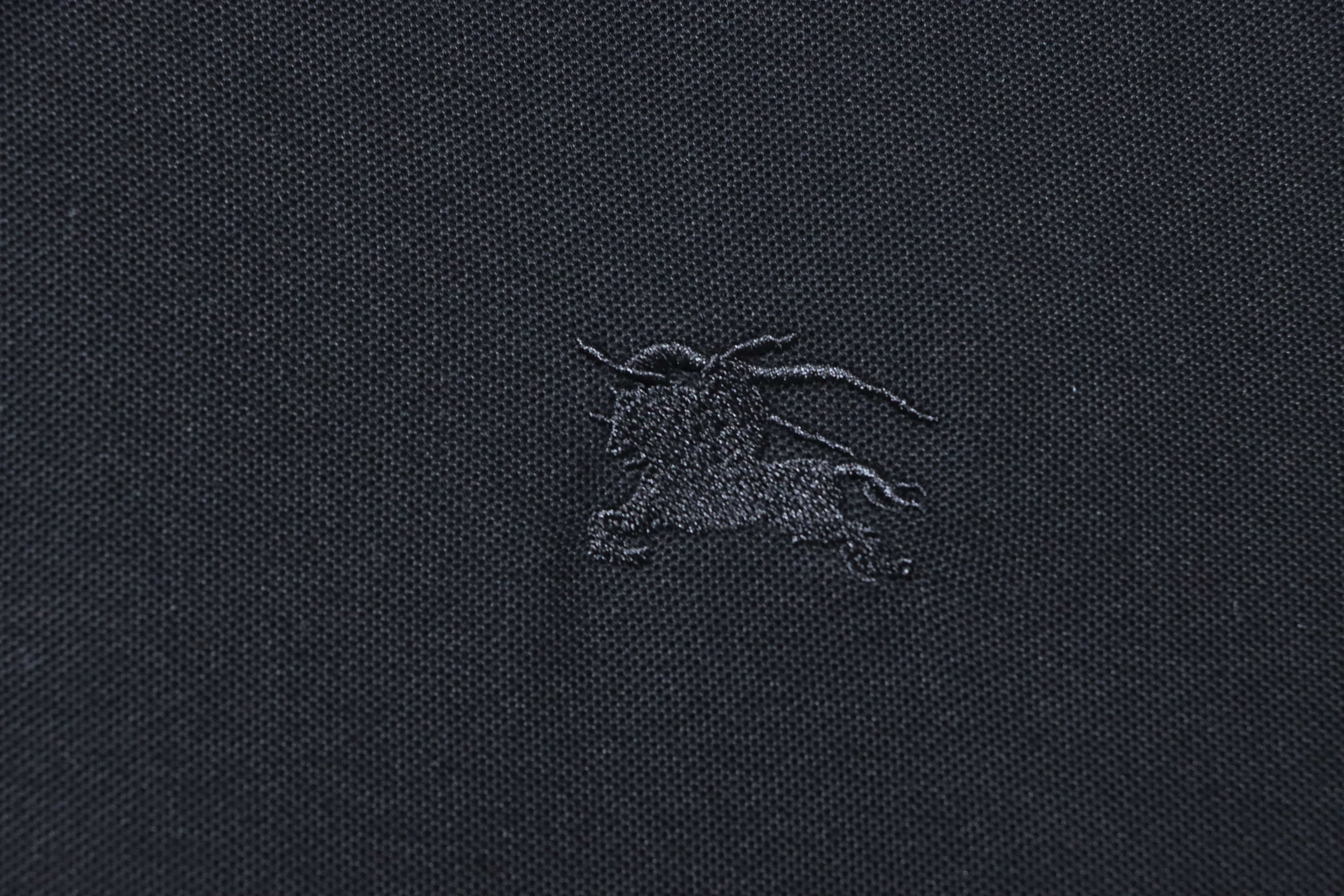 BURBERRY Equestrian Embroidery Logo Short Sleeve Polo Shirt Style 2