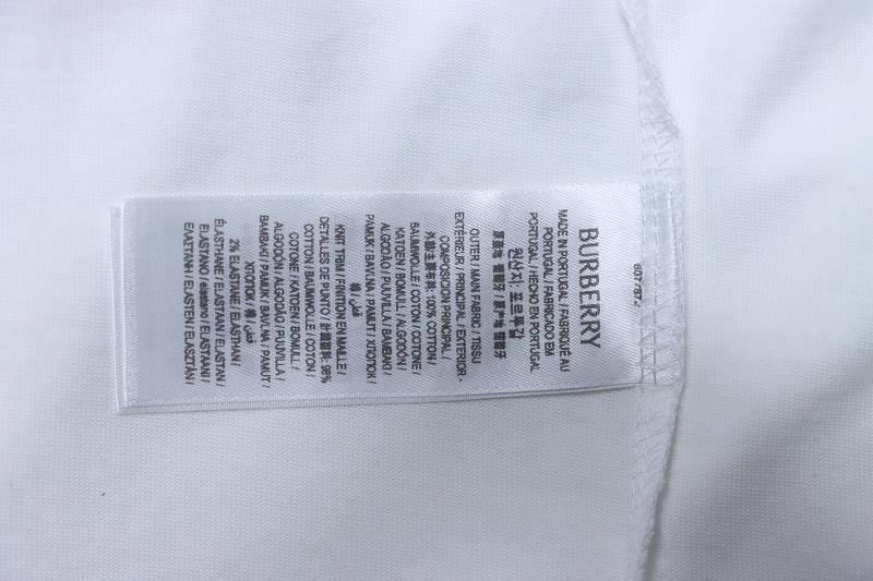 BURBERRY Equestrian Embroidery Print Short Sleeve T-Shirt Style 1