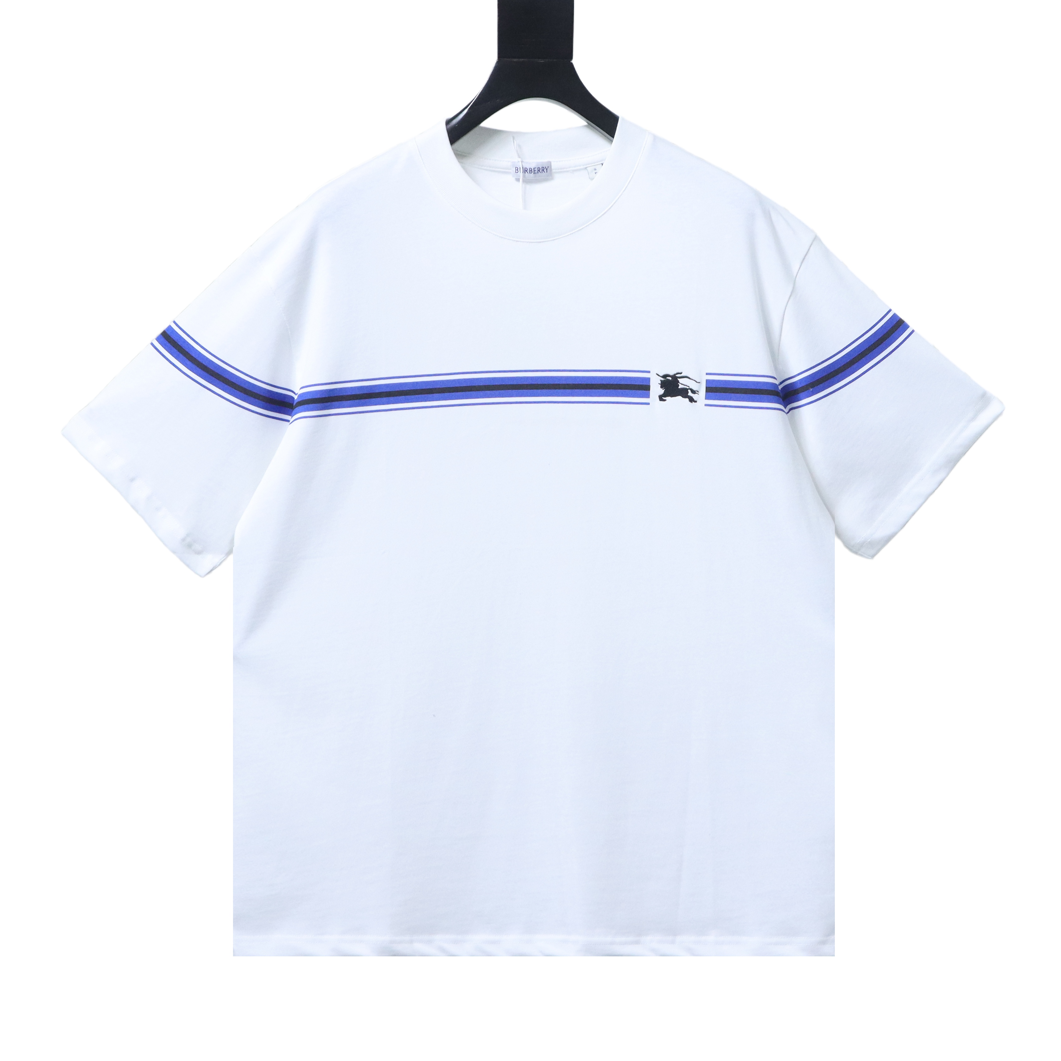 BURBERRY Equestrian Embroidery Print Short Sleeve T-Shirt Style 1