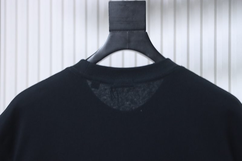 BURBERRY Equestrian Embroidery Print Short Sleeve T-Shirt Style 2