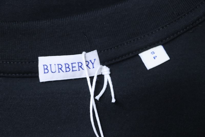 BURBERRY Equestrian Embroidery Print Short Sleeve T-Shirt Style 2